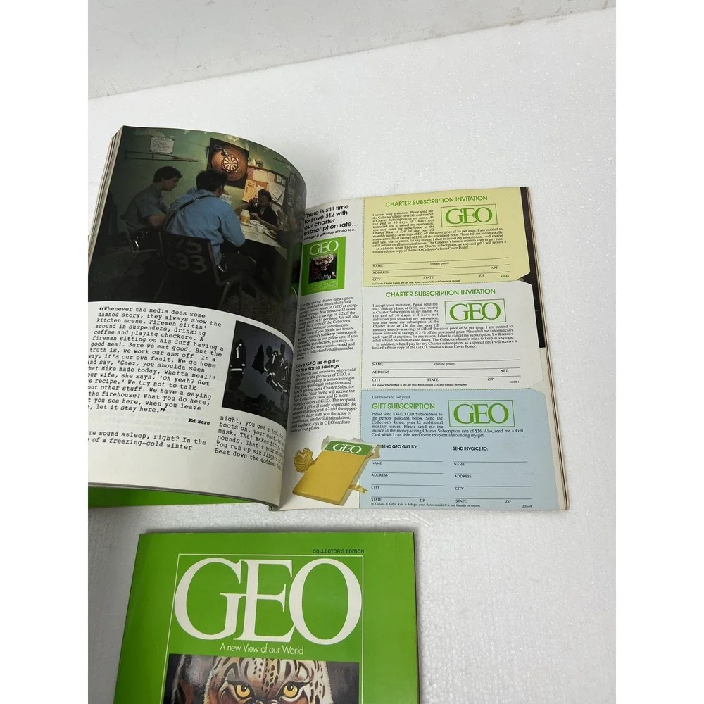 GEO Magazine Lot x3 March April 1980 Collector's Edition A NEW VIEW OF OUR WORLD